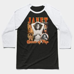 Janet Jackson Vintage Tour Concert Baseball T-Shirt